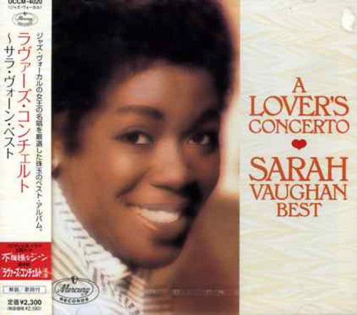 the album cover for Sarah Vaughan - Lover's Concerto-Best Of Sarah Vaughan [Import]