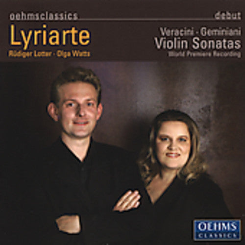 the album cover for Veracini/Geminiani - Violin Sonatas