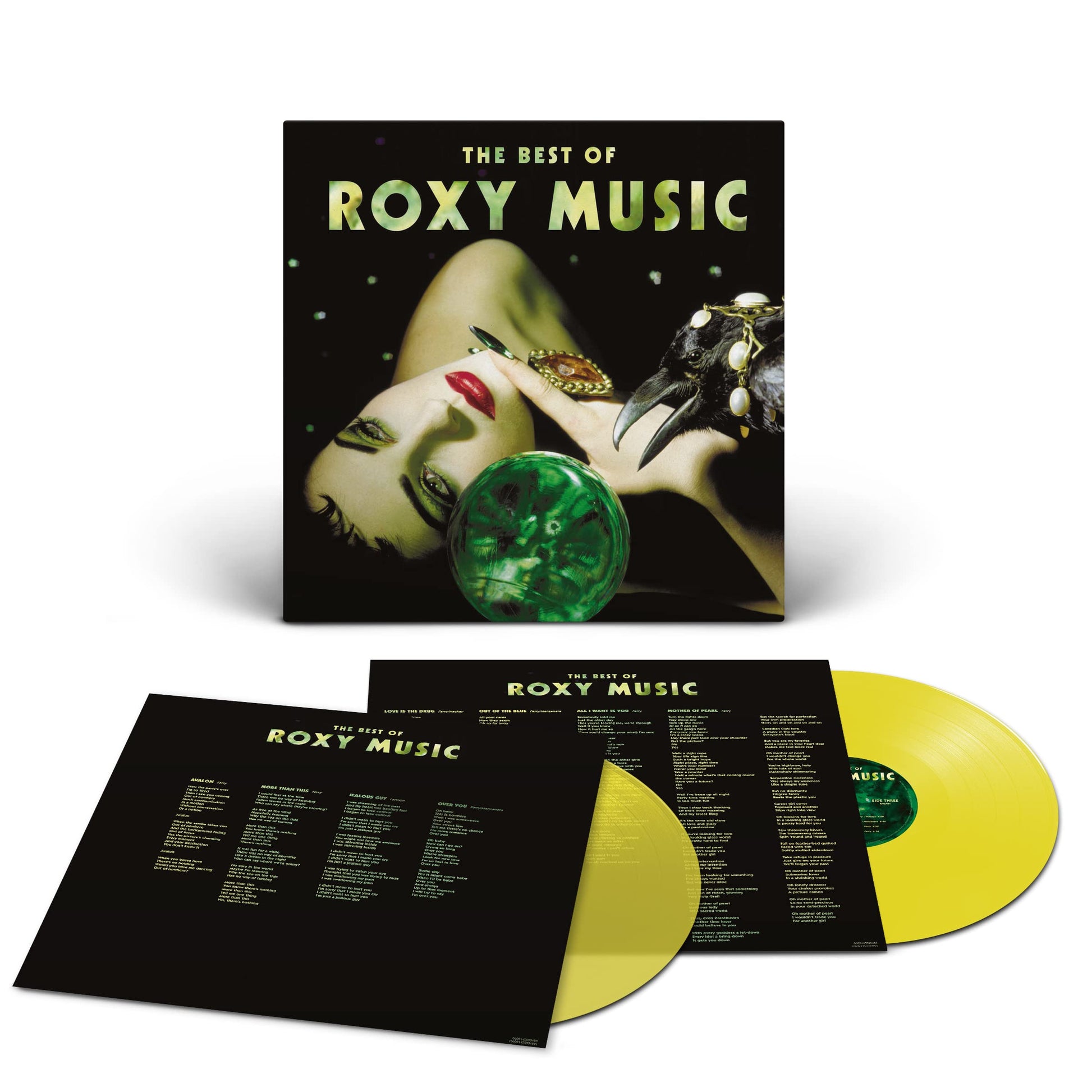 Roxy Music - Best Of Roxy Music [Colored Vinyl] [180 Gram] (Ylw) Vinyl Record Album Cover