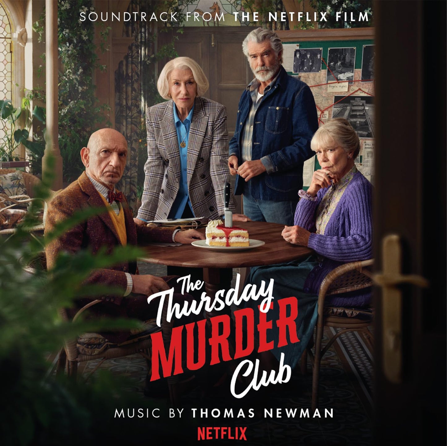 Thomas Newman (Colv) (Red) - Thursday Murder Club - O.S.T. [Colored Vinyl] (Red) Vinyl Record Album Cover