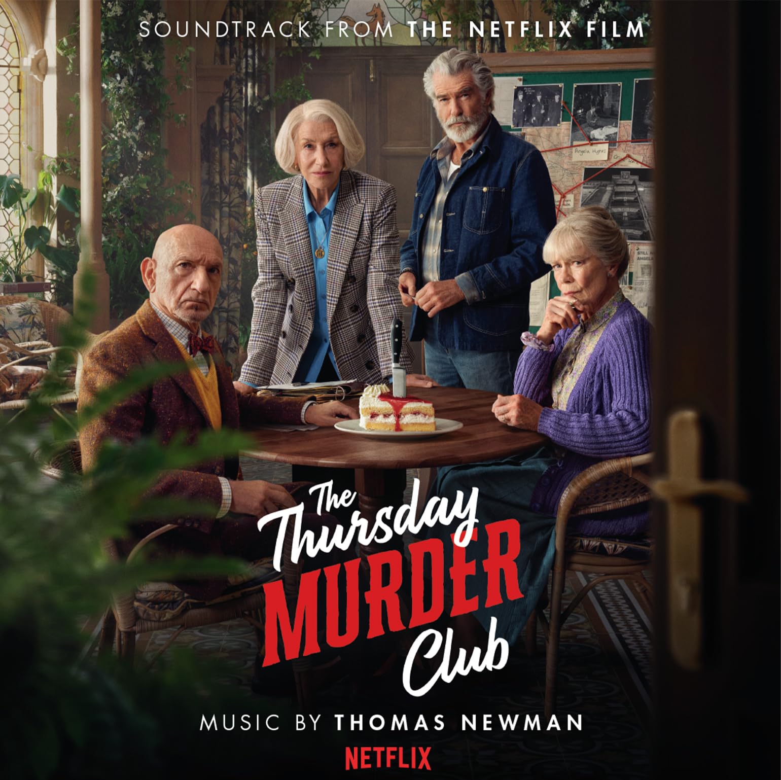 Thomas Newman (Colv) (Red) - Thursday Murder Club - O.S.T. [Colored Vinyl] (Red) Vinyl Record Album Cover