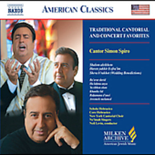 the album cover for Cantor Simon Spiro - Milken Arch American Jewish Music: Cantor Spiro