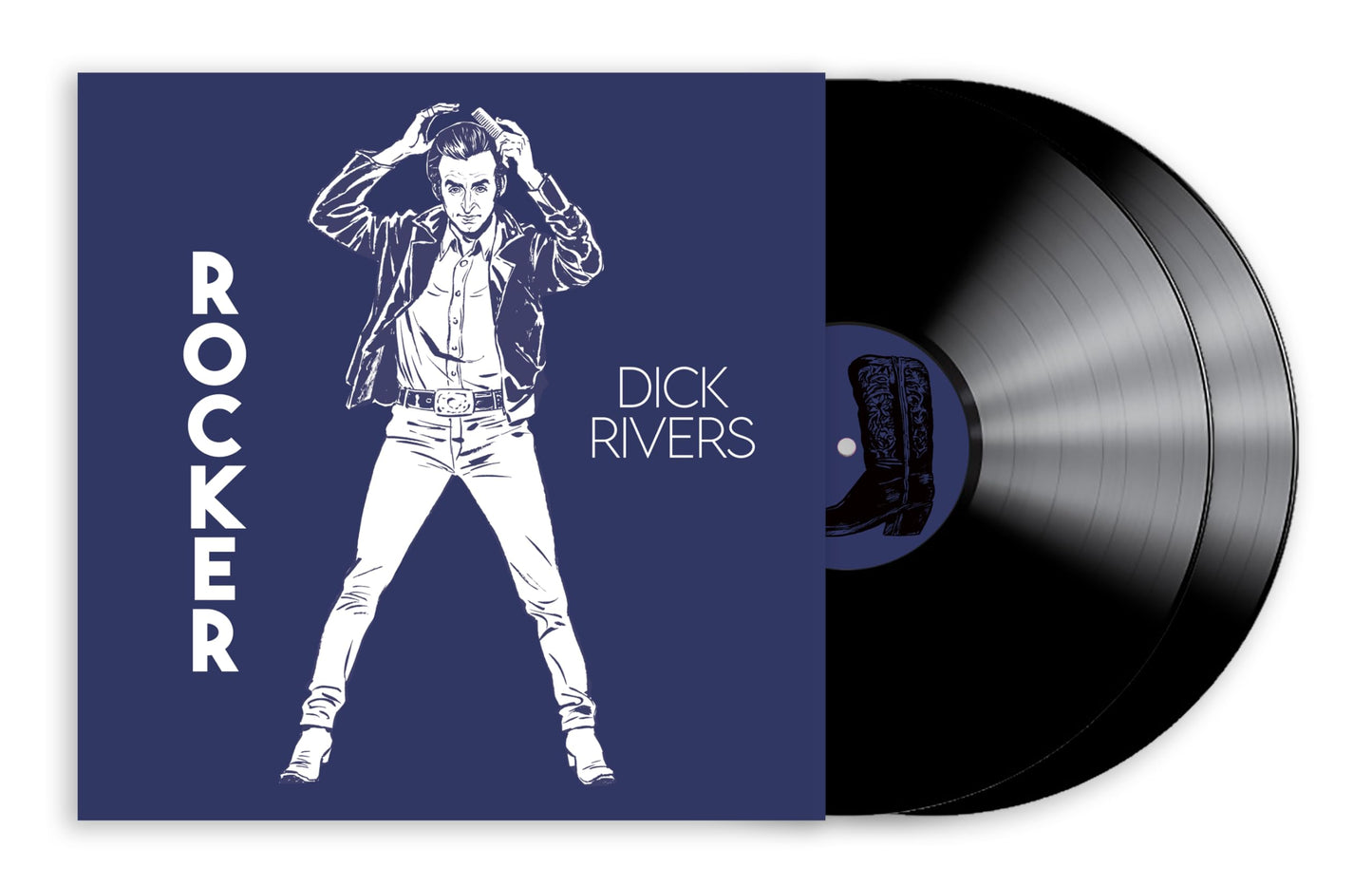 Dick Rivers - Rocker (Hol) [LP] Vinyl Record Album Cover