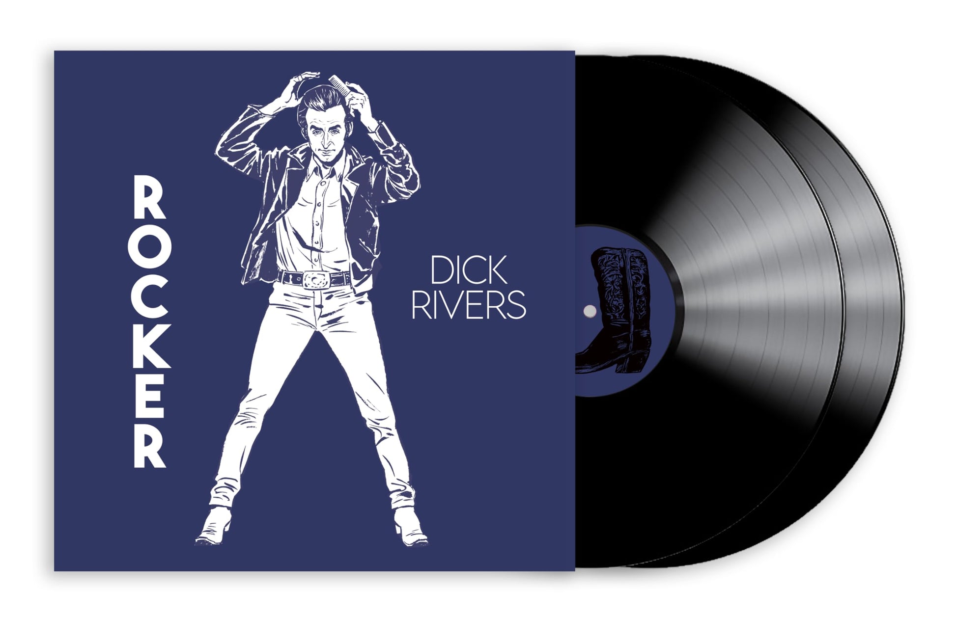 Dick Rivers - Rocker (Hol) [LP] Vinyl Record Album Cover