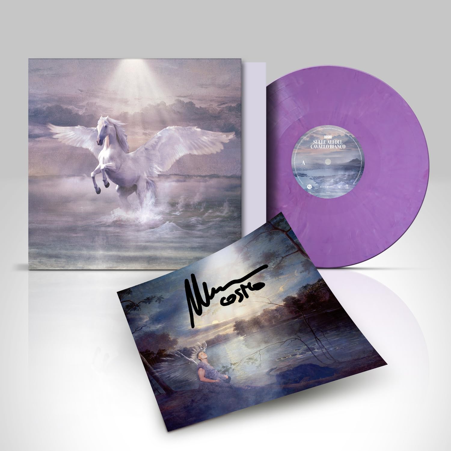 Cosmo - Sulle Ali Del Cavallo Bianco [Colored Vinyl] (Viol) (Ger) Vinyl Record Album Cover
