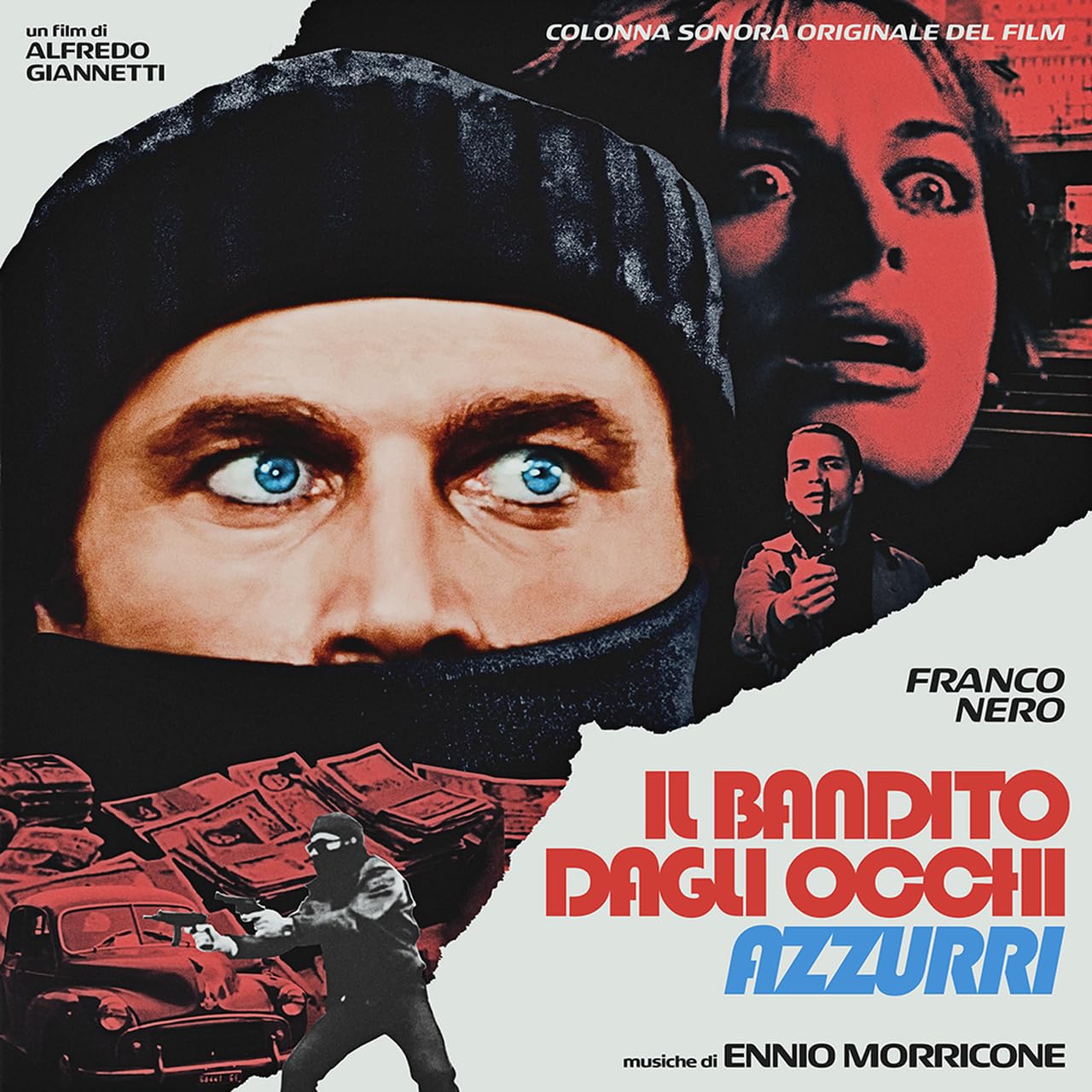 Ennio Morricone - The Blue-Eyed Bandit (Il bandito dagli occhi azzurri) (Original Motion Picture Soundtrack) [RSD Drops 2021] Vinyl Record Album Cover
