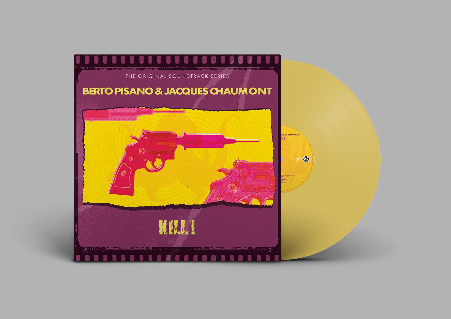 Berto Pisano / Chamont,Jacques (W/Cd) (Ita) - Kill - O.S.T. (W/Cd) (Ita) [LP] Vinyl Record Album Cover