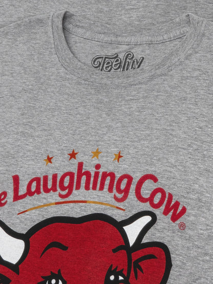 The Laughing Cow Cheese Logo Mens T Shirt Officially Licensed Athletic Gray Heather