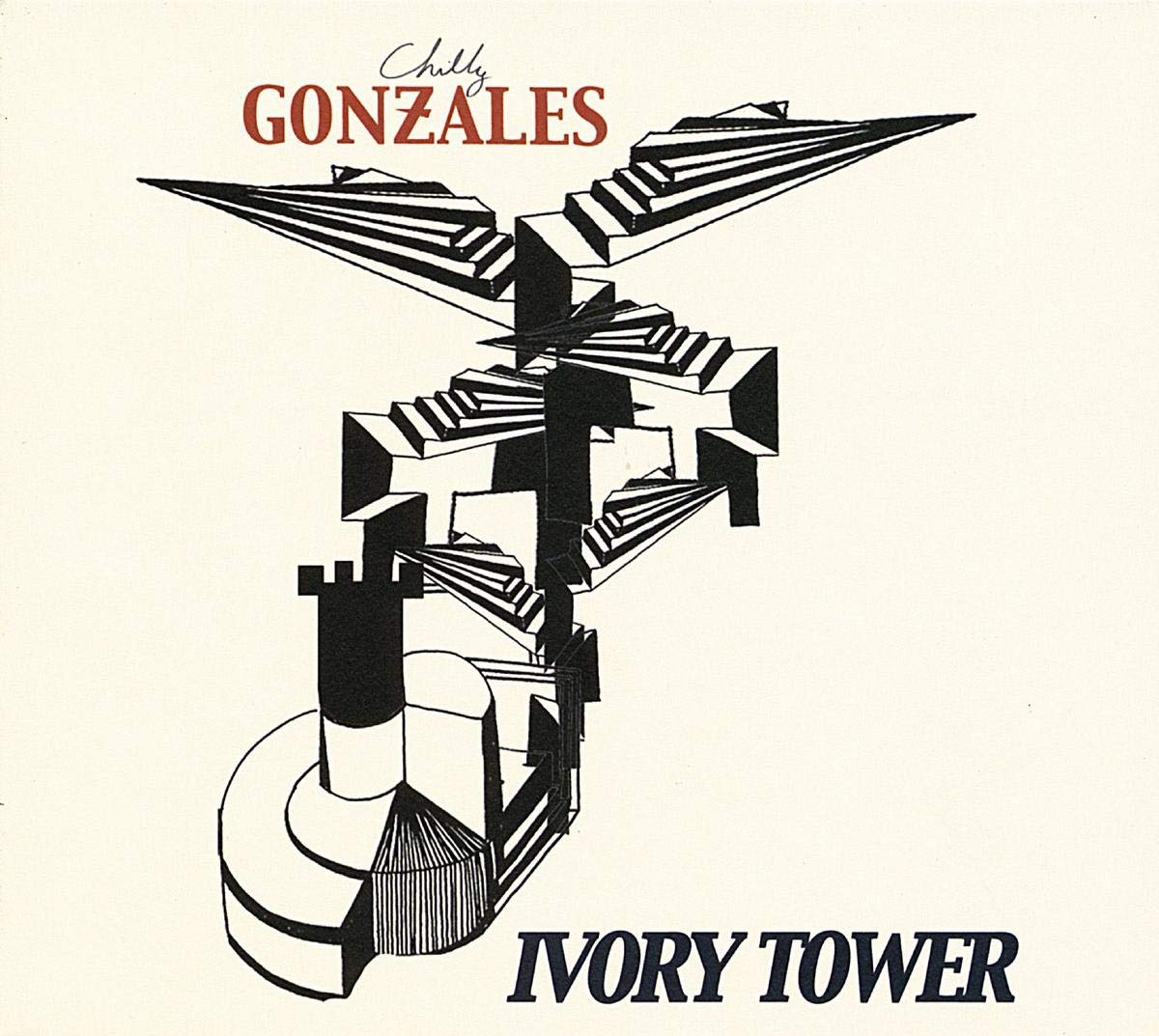 Chilly Gonzales - Ivory Tower [LP] Vinyl Record Album Cover
