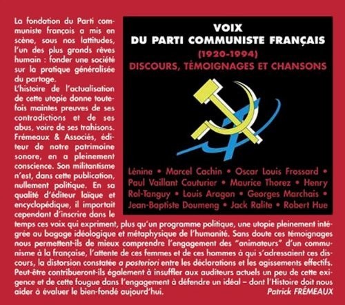 Great Voices Of French Communism / Various - Great Voices Of French Communism / Various - Music CD