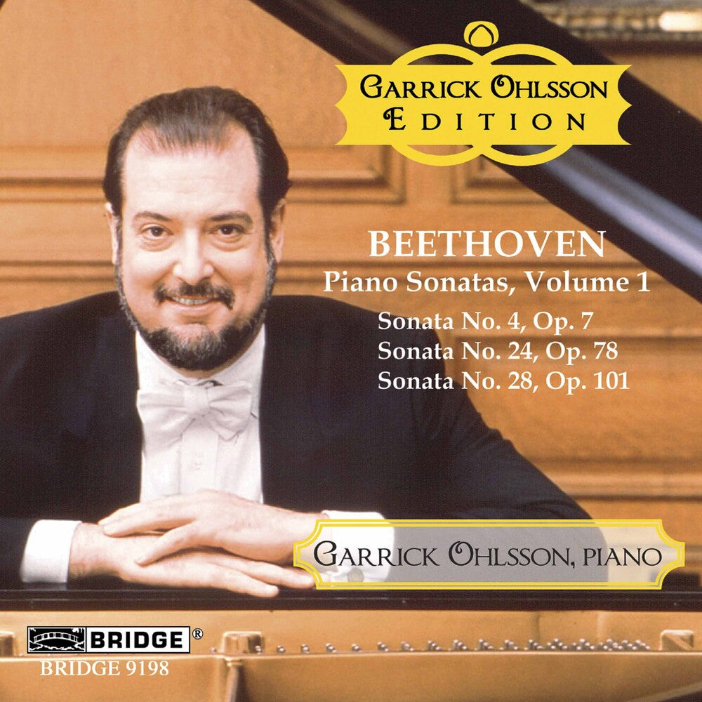 the album cover for GARRICK OHLSSON - Piano Sonatas 1