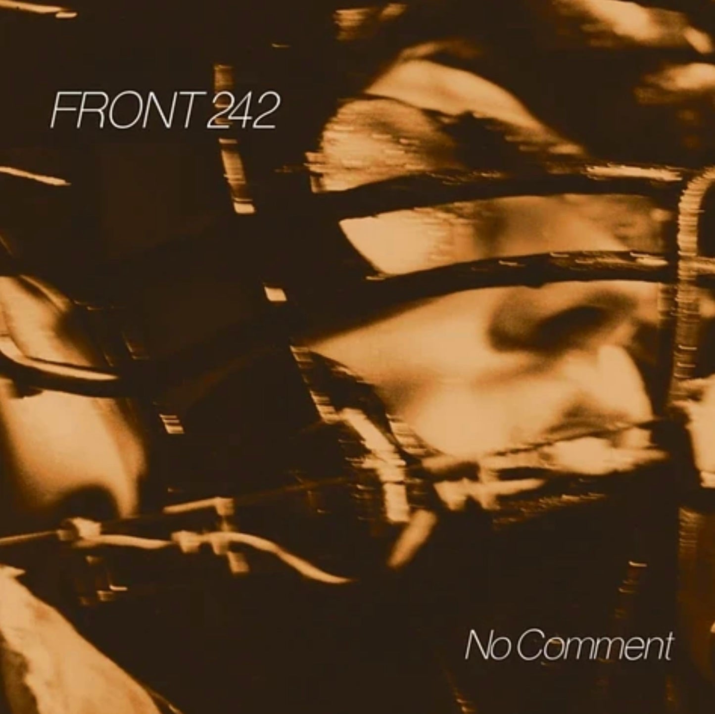 Front 242 - No Comment - Beligan Ale Colored Vinyl [LP] Vinyl Record Album Cover