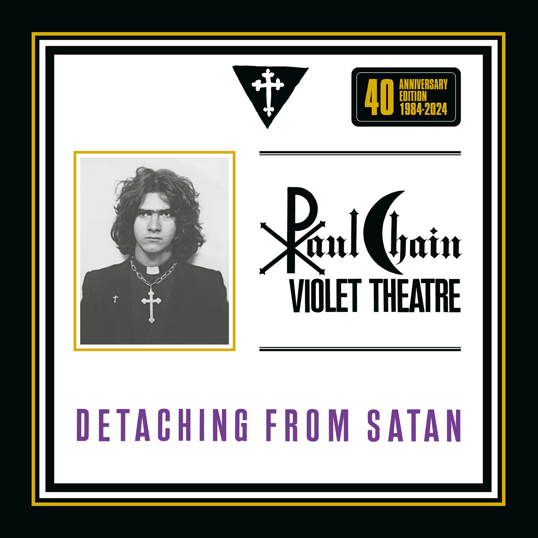 Paul Chain Violet Theatre ( Paul Chain ) - Detaching From Satan: 40th Anniversary [Colored Vinyl] Vinyl Record Album Cover