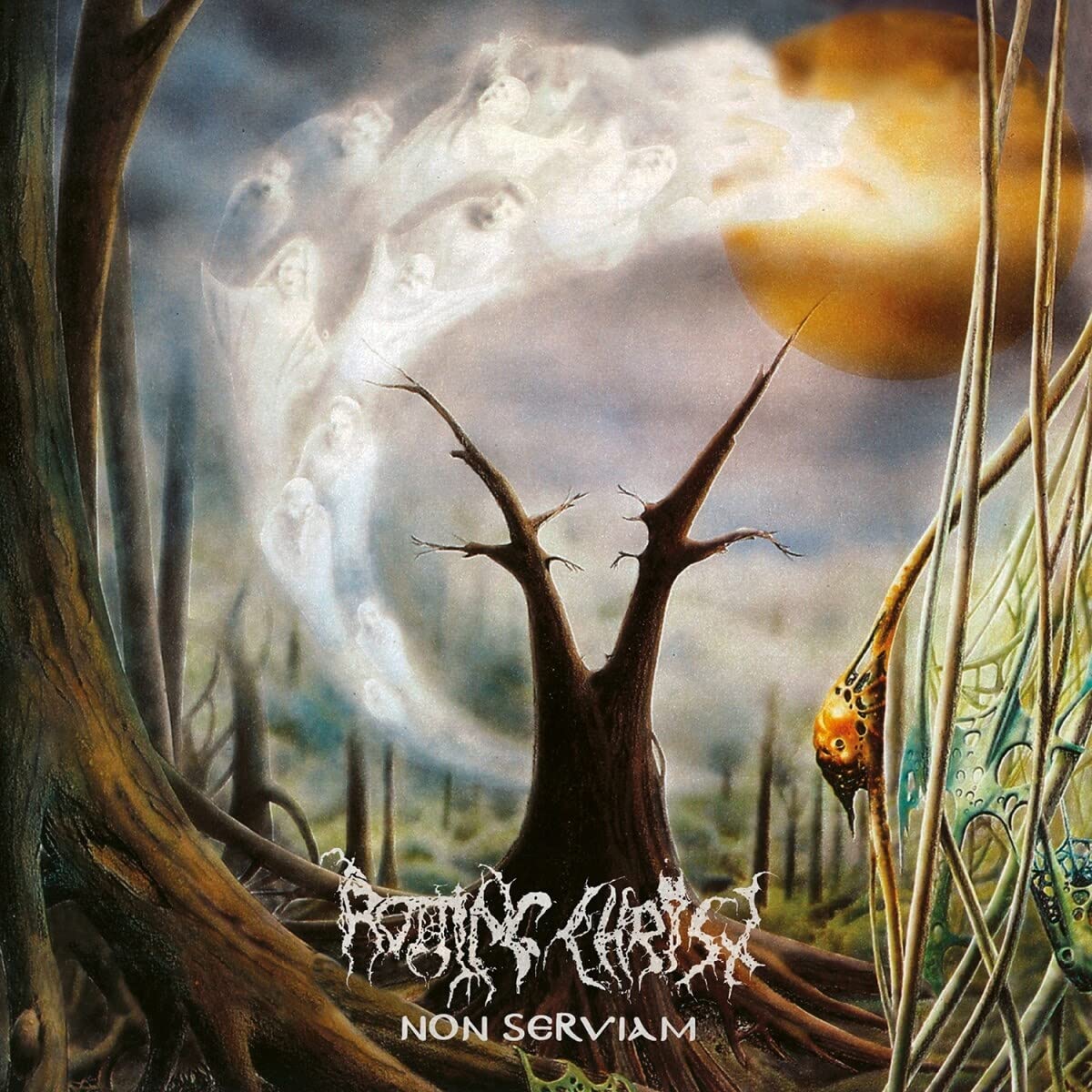 Rotting Christ - Non Serviam [Colored Vinyl] [Clear Vinyl] (Wht) (Aus) Vinyl Record Album Cover