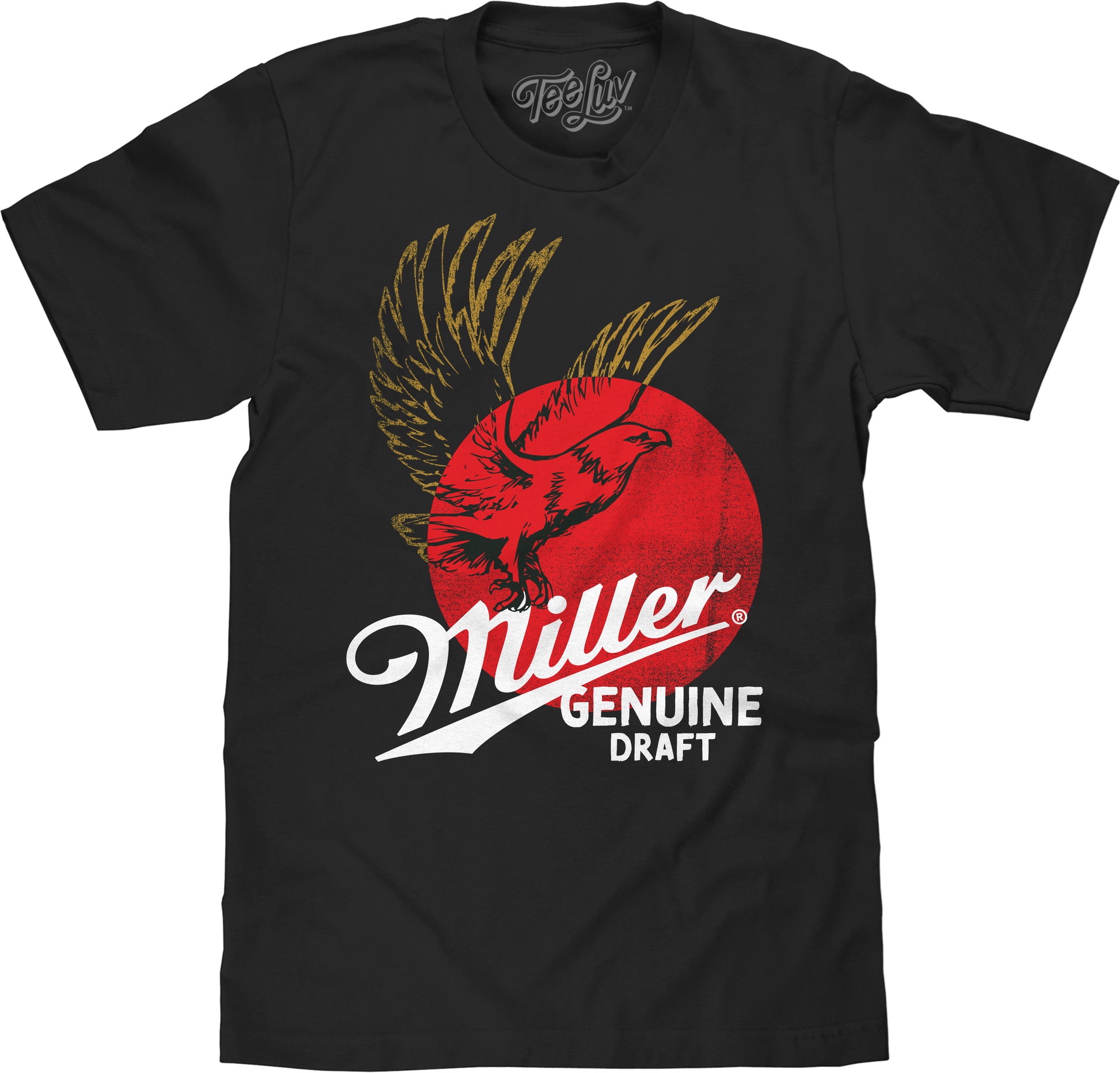 Miller Genuine Draft Eagle T-Shirt - Black
