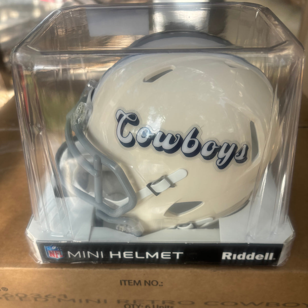 Dallas Cowboys Speed Mini Football Helmet RETRO - NFL