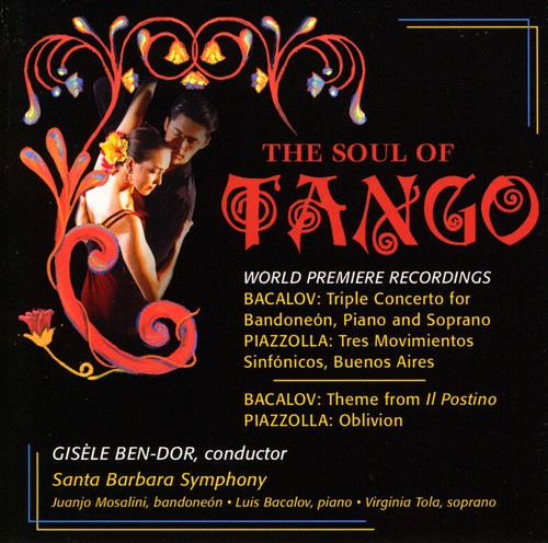 the album cover for Bacalov/Piazzolla - Soul of Tango