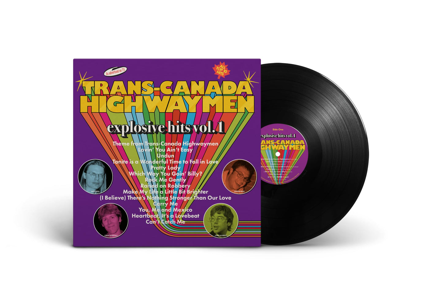 Trans-Canada Highwaymen - Explosive Hits Vol 1 (Can) [LP] Vinyl Record Album Cover
