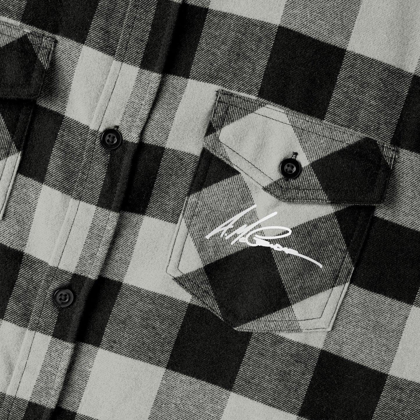 The Boondocks Freeman Brothers Wanted Grey / Black Flannel Shirt