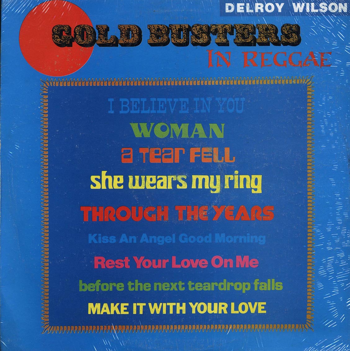 Delroy Wilson - Gold Busters In Reggae (Jamaica press) (orig. press) Vinyl Record
