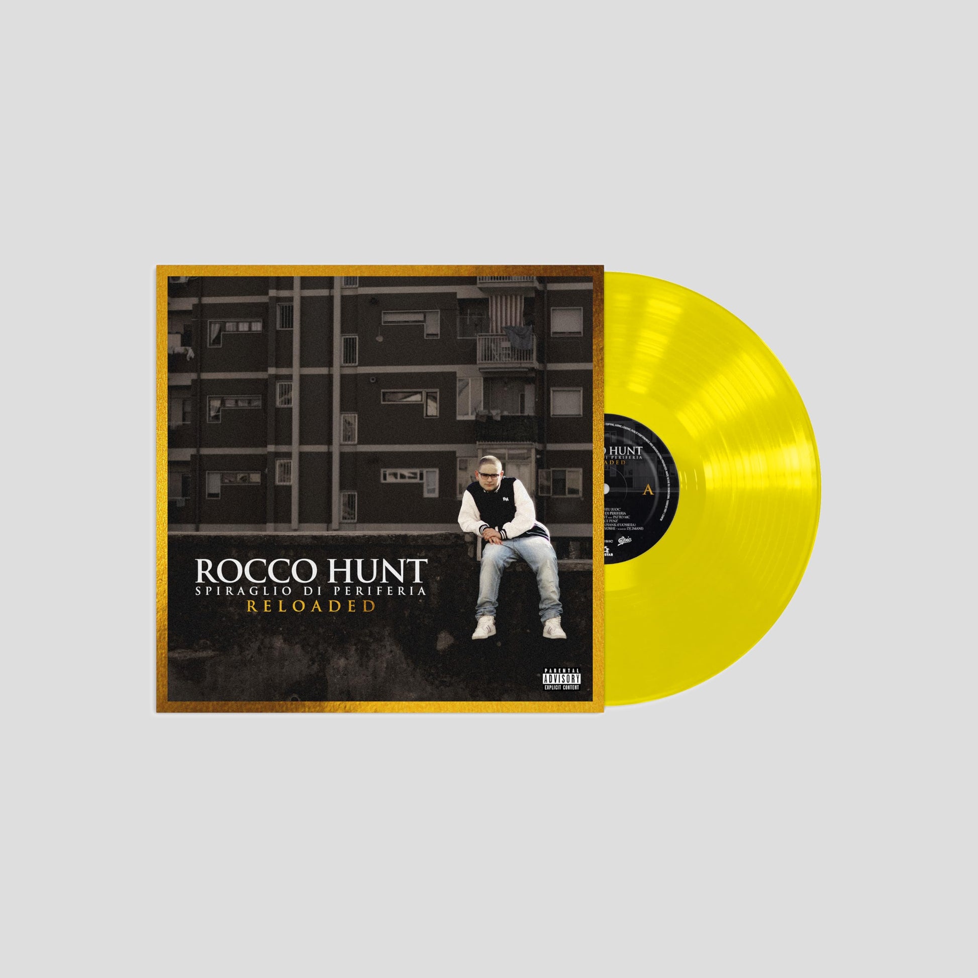 Rocco Hunt - Spiraglio Di Periferia (Reloaded) [Colored Vinyl] (Ylw) Vinyl Record Album Cover