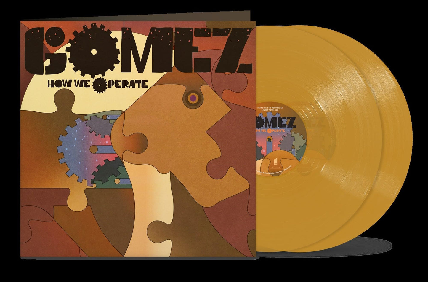 Gomez - How We Operate (Ambr) [Colored Vinyl] [Limited Edition] (Uk) Vinyl Record Album Cover