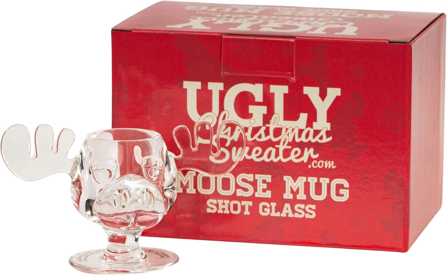 Christmas Vacation 1980s Movie Moose Mug Shot Glasses Gift Box Set