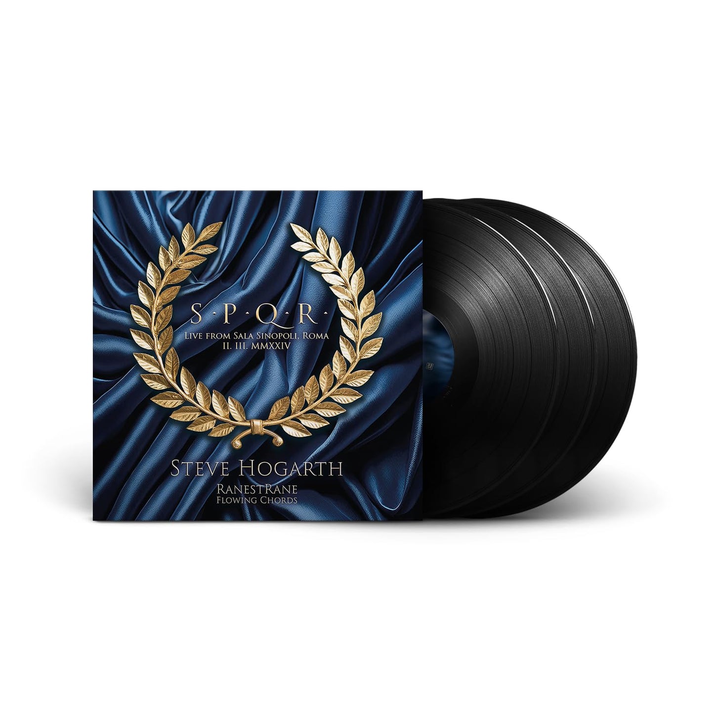 Steve Hogarth - Spqr: Live From Sala Sinopoli Roma (Blk) (Gate) [LP] Vinyl Record Album Cover
