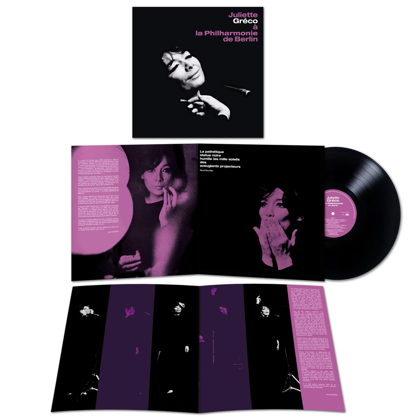 Juliette Greco - Juliette Greco A La Philharmonie De Berlin (Uk) [LP] Vinyl Record Album Cover