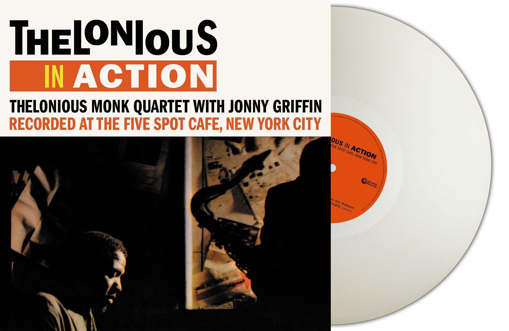 Monk, Thelonious Quartet - Thelonious In Action - Natural Clear Vinyl [LP] Vinyl Record Album Cover