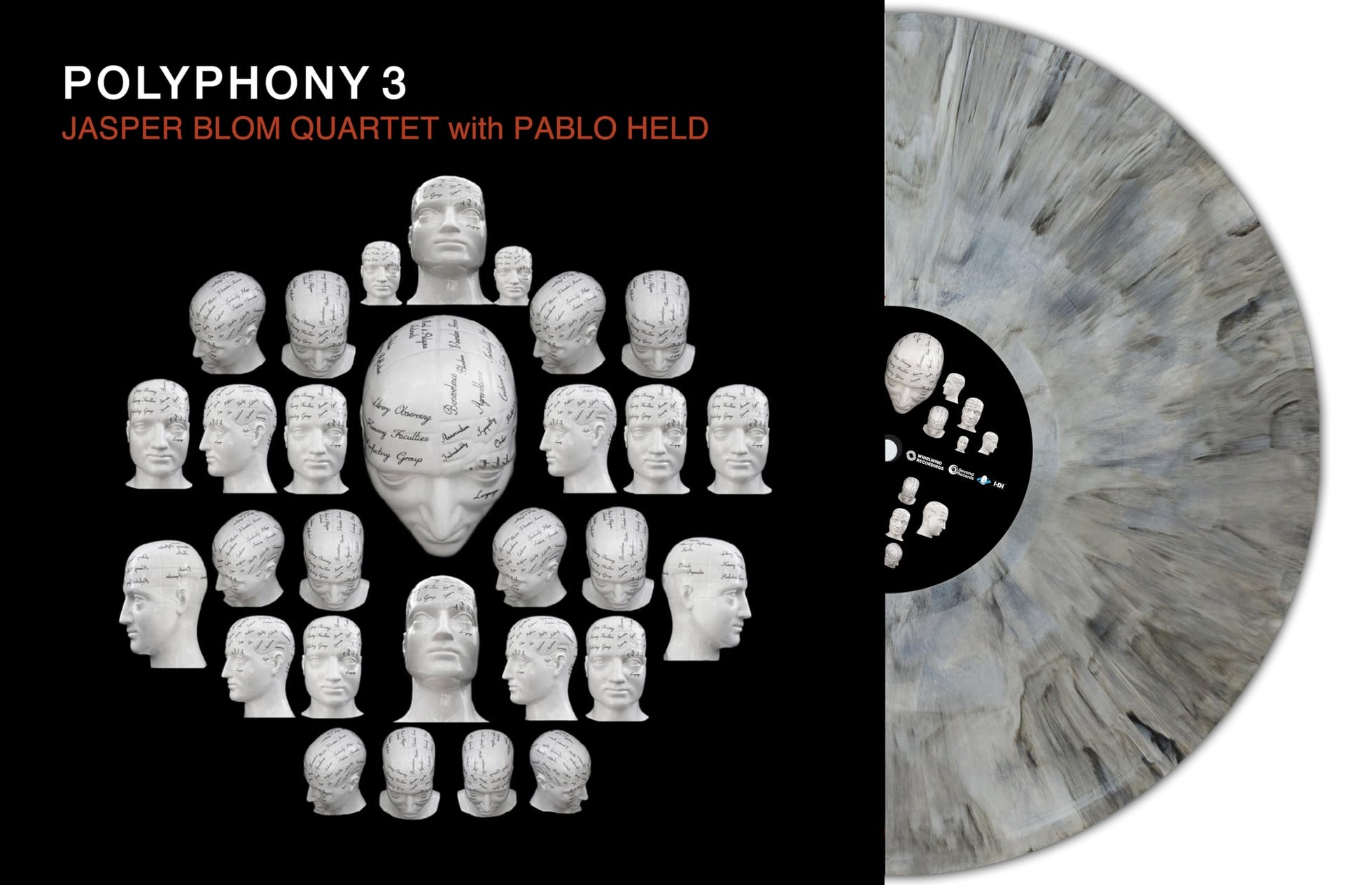 Jasper Blom Quartet / Held,Pablo - Polyphony 3 [Colored Vinyl] (Uk) Vinyl Record Album Cover