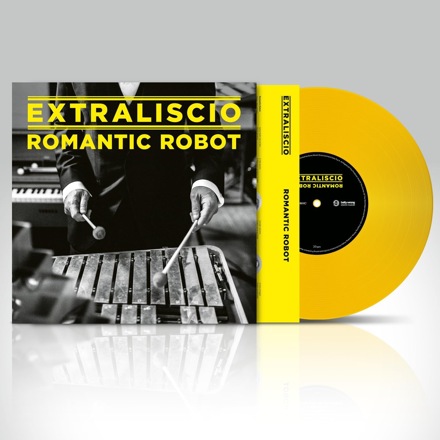 EXTRALISCIO - Romantic Robot [Colored Vinyl] (Ylw) (Ger) Vinyl Record Album Cover