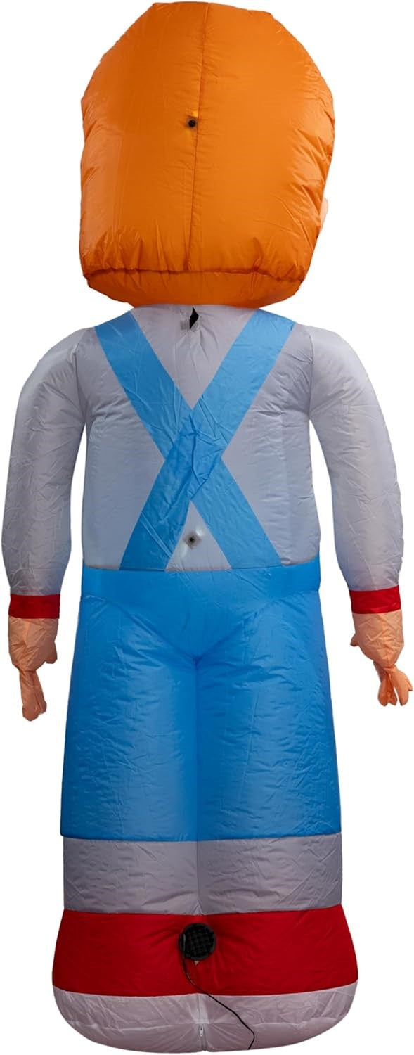 Chuckie Killer Doll Horror Indoor/Outdoor Light Up Inflatable Holiday Season Yard Decoration