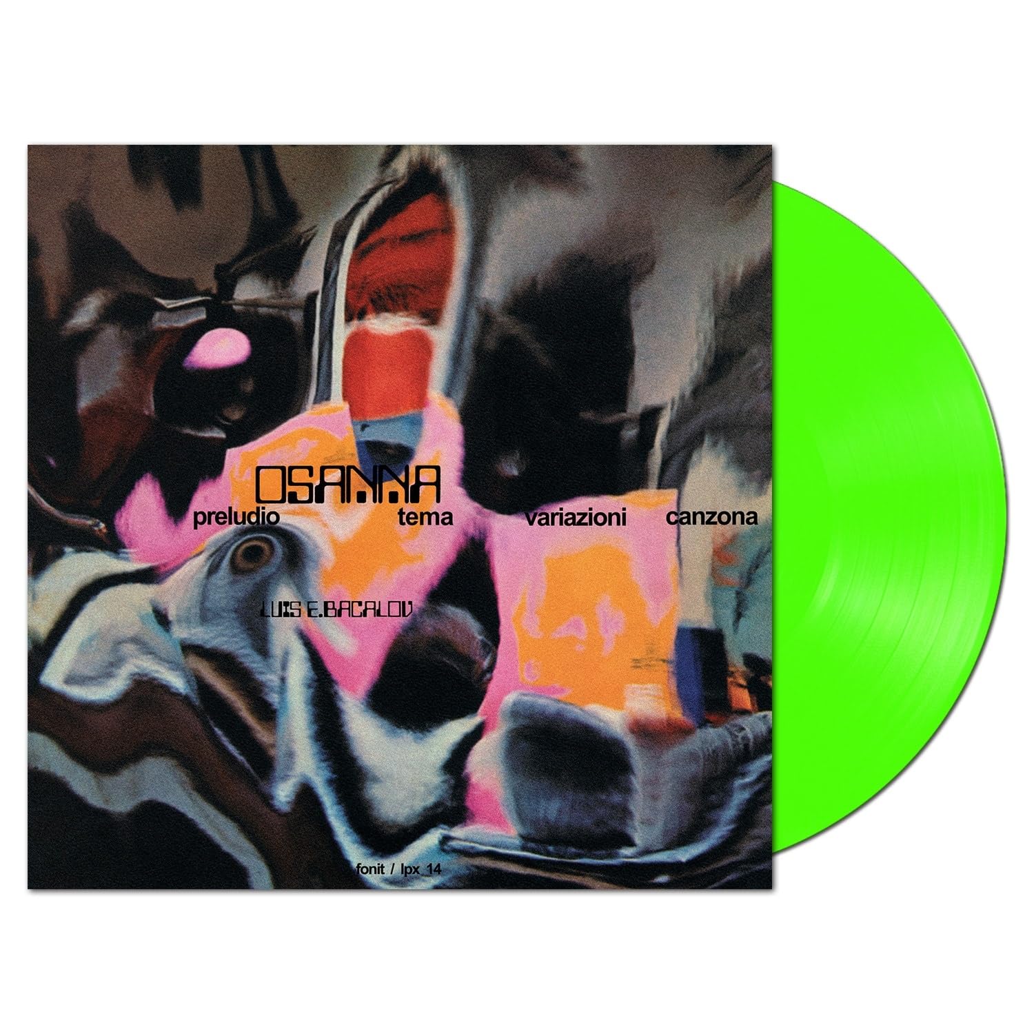 Osanna - Milano Calibro Nove [Limited Clear Green Colored Vinyl] Vinyl Record Album Cover
