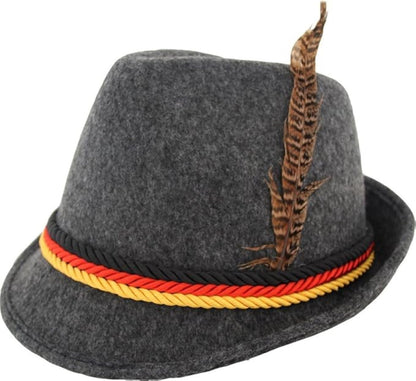 German Alpine Bavarian Oktoberfest Halloween Cosplay Costume Party Hat (3 Colors)