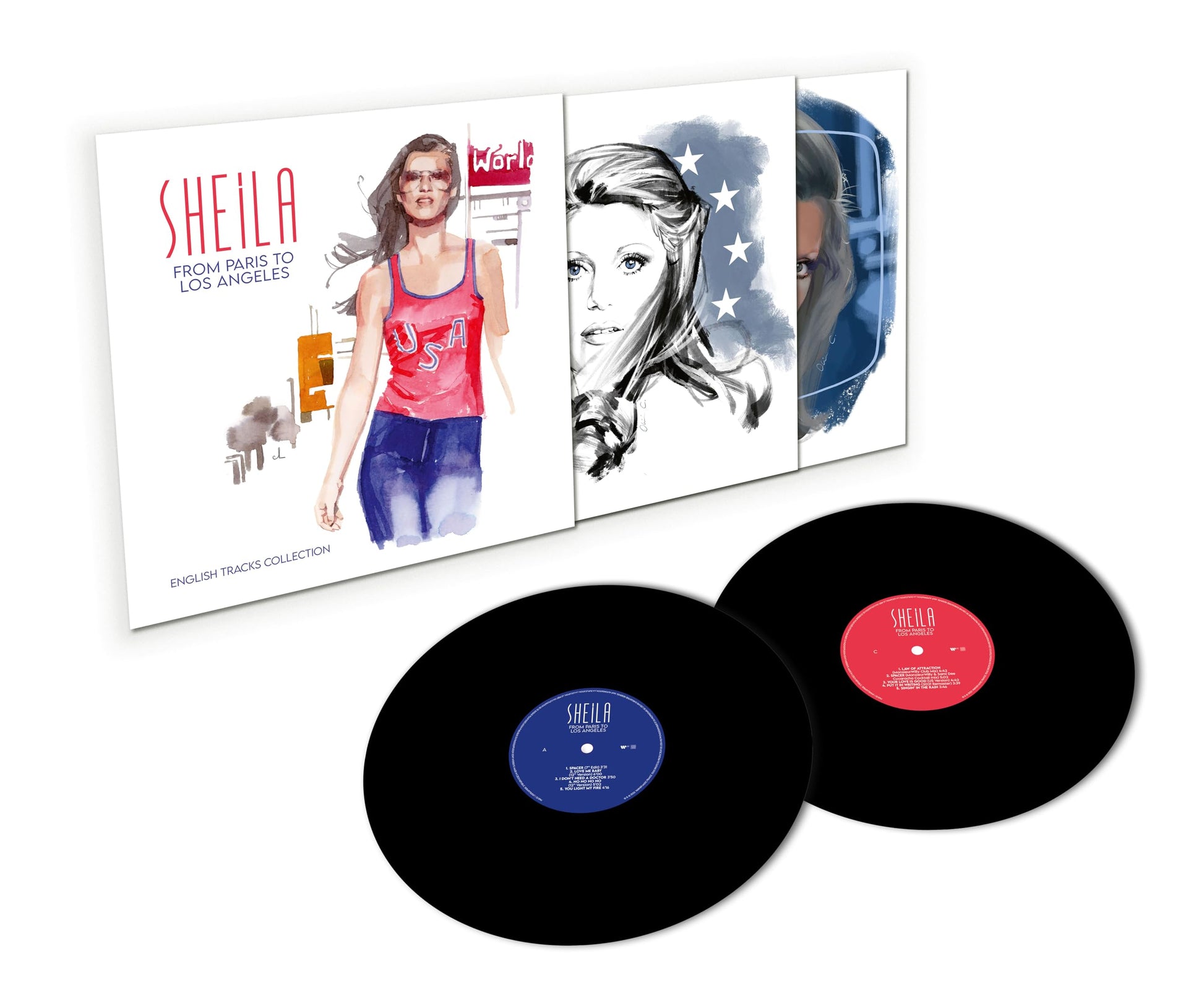 Sheila - From Paris To L.A. - English Tracks Collection [LP] Vinyl Record Album Cover