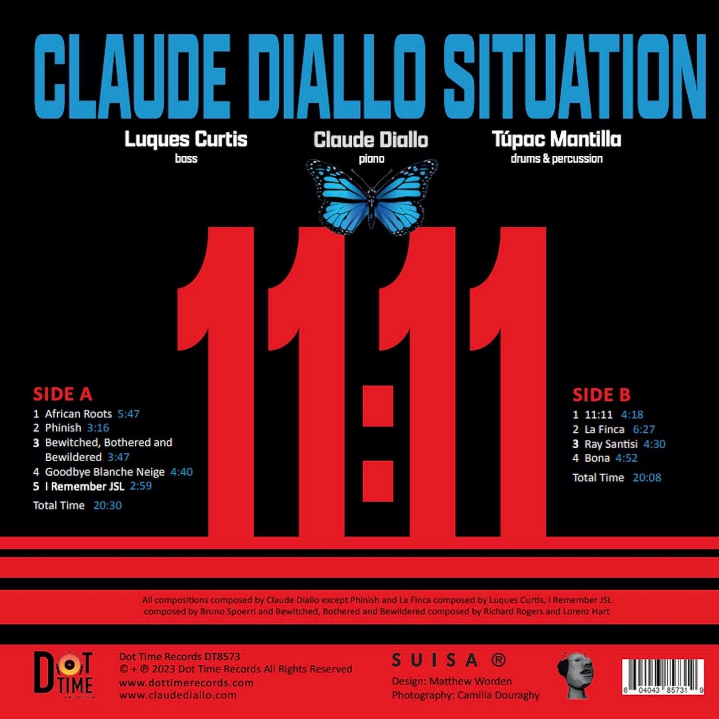 Claude Diallo Situation - 11-11 [LP] Vinyl Record Album Cover