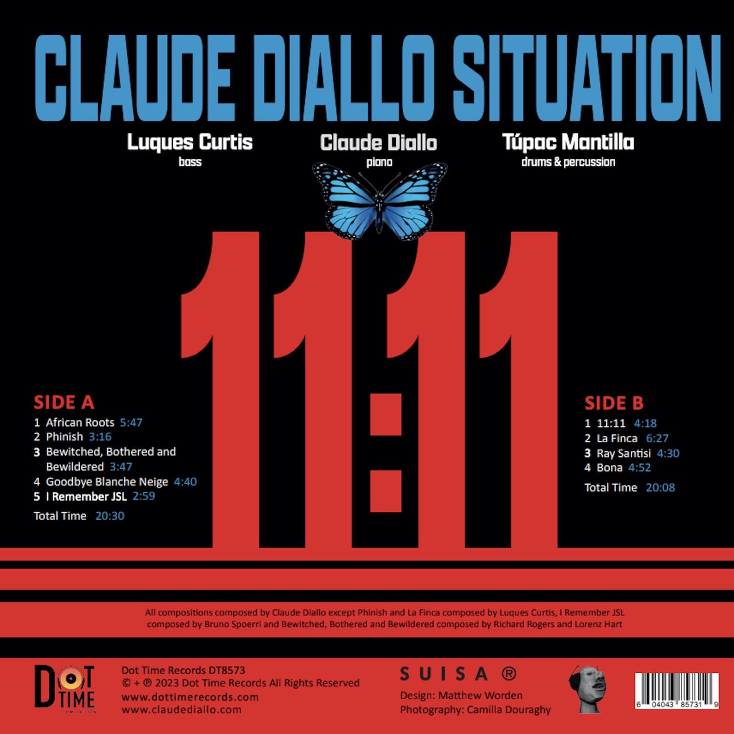Claude Diallo Situation - 11-11 [LP] Vinyl Record Album Cover