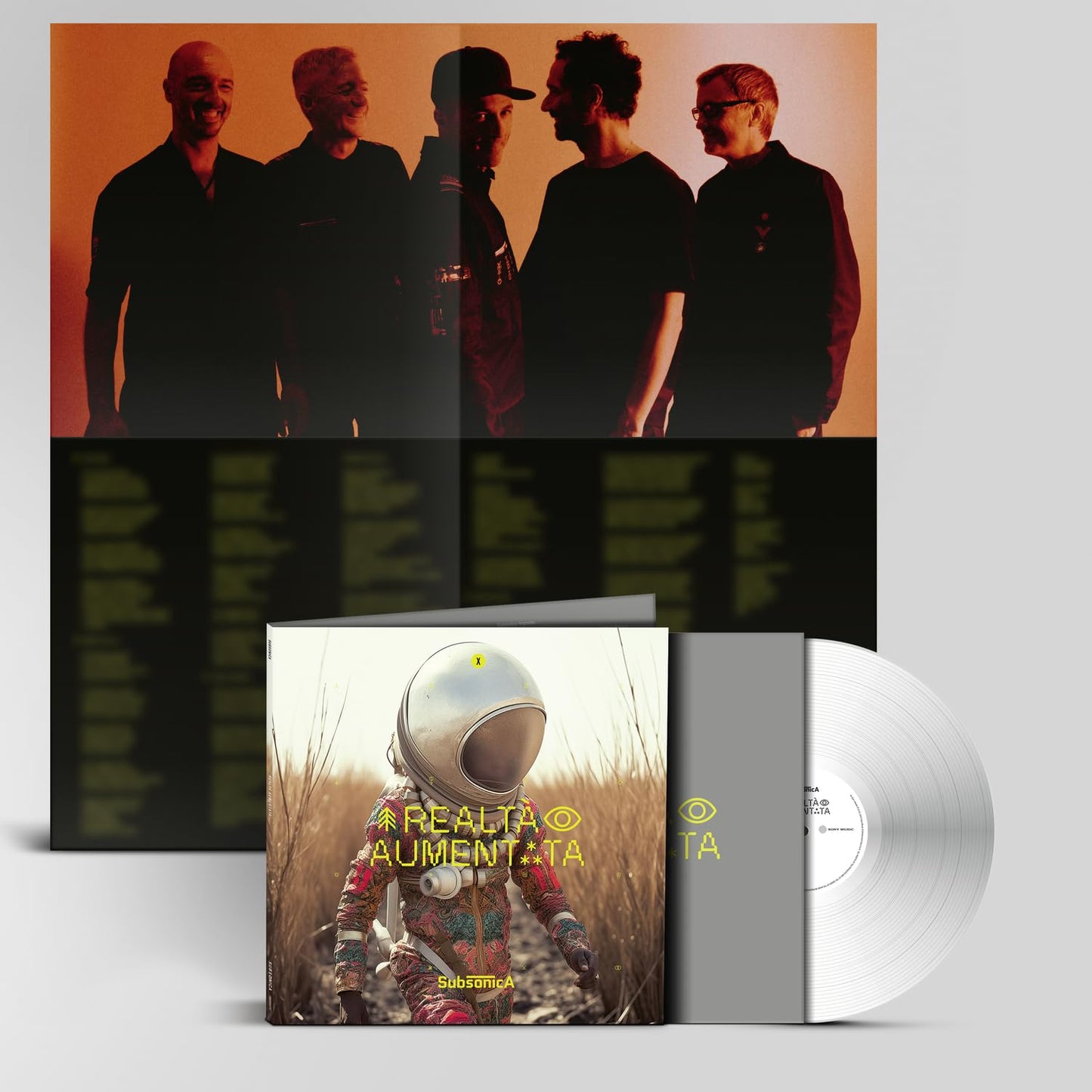 Subsonica - Realta Aumentata [Colored Vinyl] (Ofgv) (Wht) (Ita) Vinyl Record Album Cover