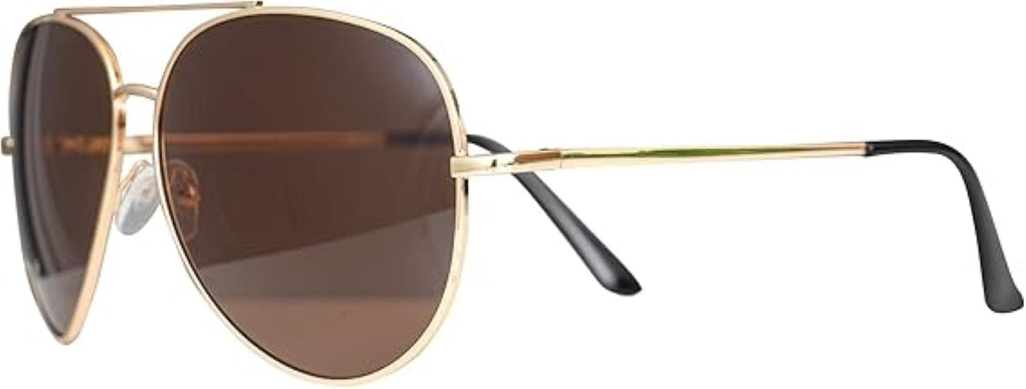 Once Upon a Time in Hollywood Booth Aviator Gold Halloween Cosplay Costume Glasses