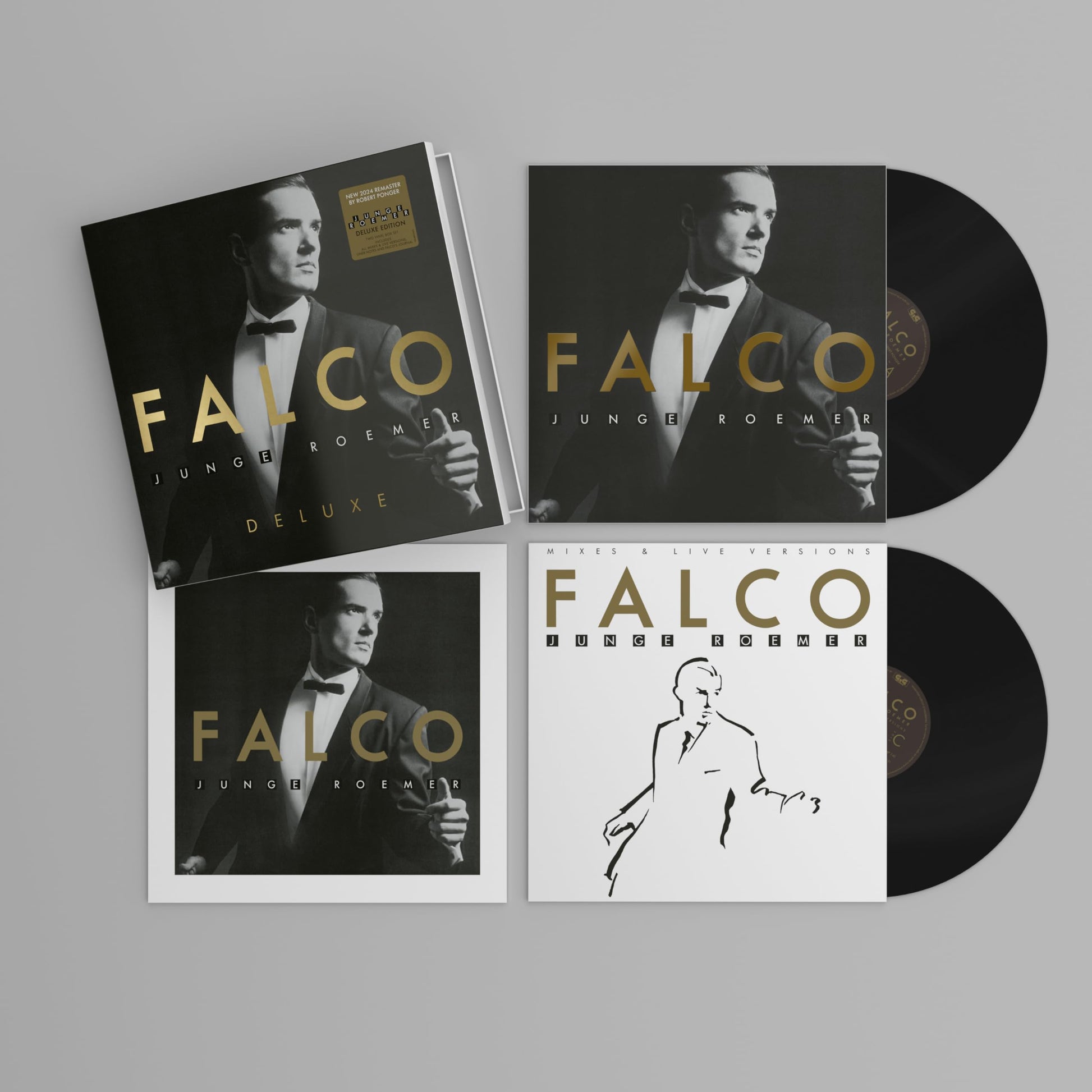 Falco - Junge Roemer - Deluxe 40th Anniversary Edition [LP] Vinyl Record Album Cover