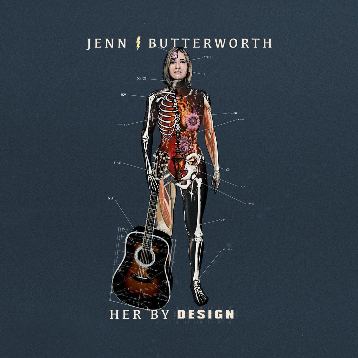 Jenn Butterworth - Her By Design (Uk) [LP] Vinyl Record Album Cover