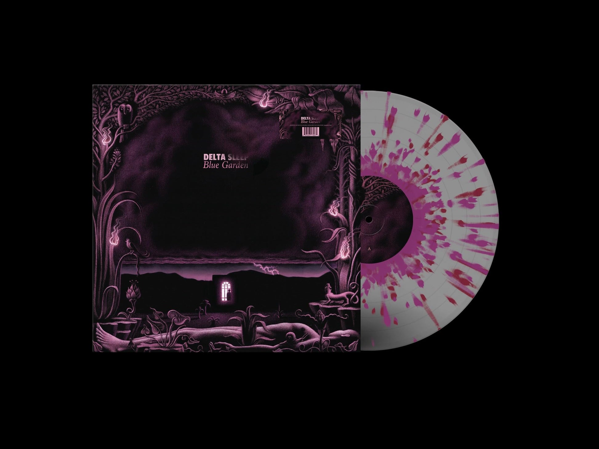 Delta Sleep - Blue Garden [Colored Vinyl] [Clear Vinyl] (Purp) (Spla) (Uk) Vinyl Record Album Cover