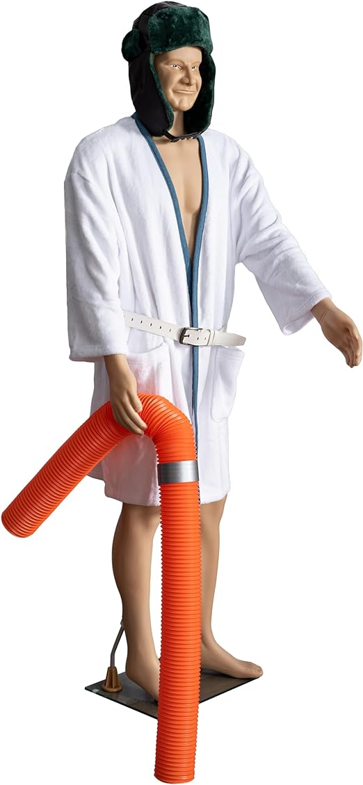 6 feet Tall Mannequin with Robe Belt Hat and Hose