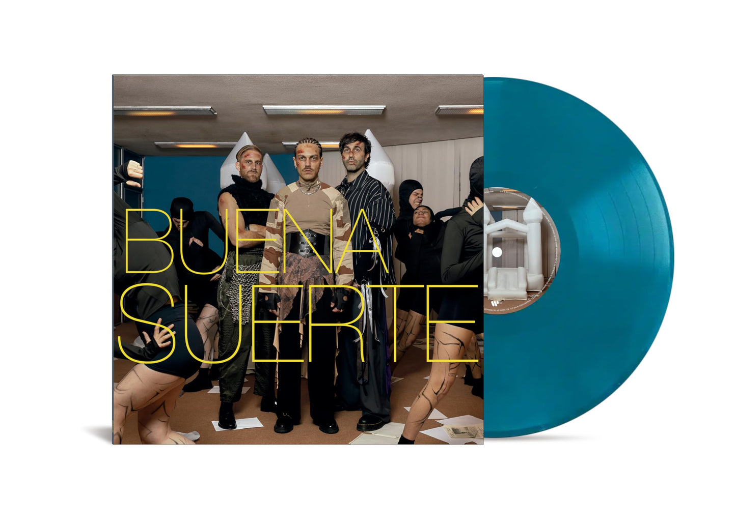 Miss Caffeina - Buenasuerte - Blue Vinyl (Blue) [Colored Vinyl] (Spa) Vinyl Record Album Cover