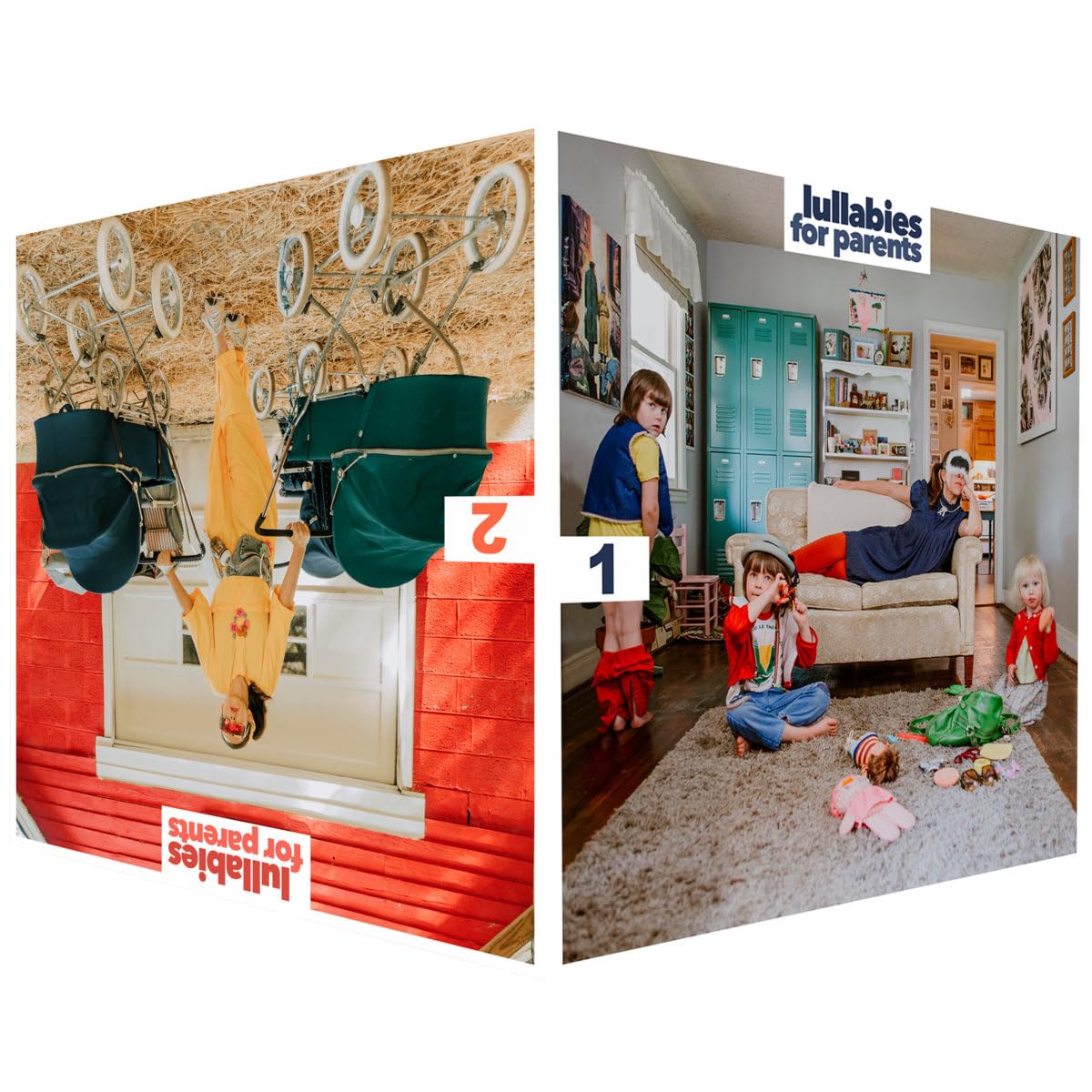 Rosie Thomas - Lullabies For Parents Vol. 1 & 2 [Clear Vinyl] (Gate) Vinyl Record Album Cover