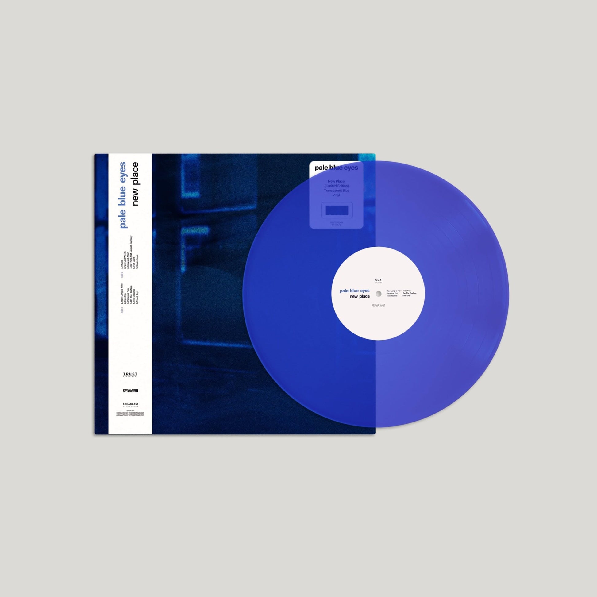 Pale Blue Eyes - New Place (Blue) [Colored Vinyl] (Uk) Vinyl Record Album Cover