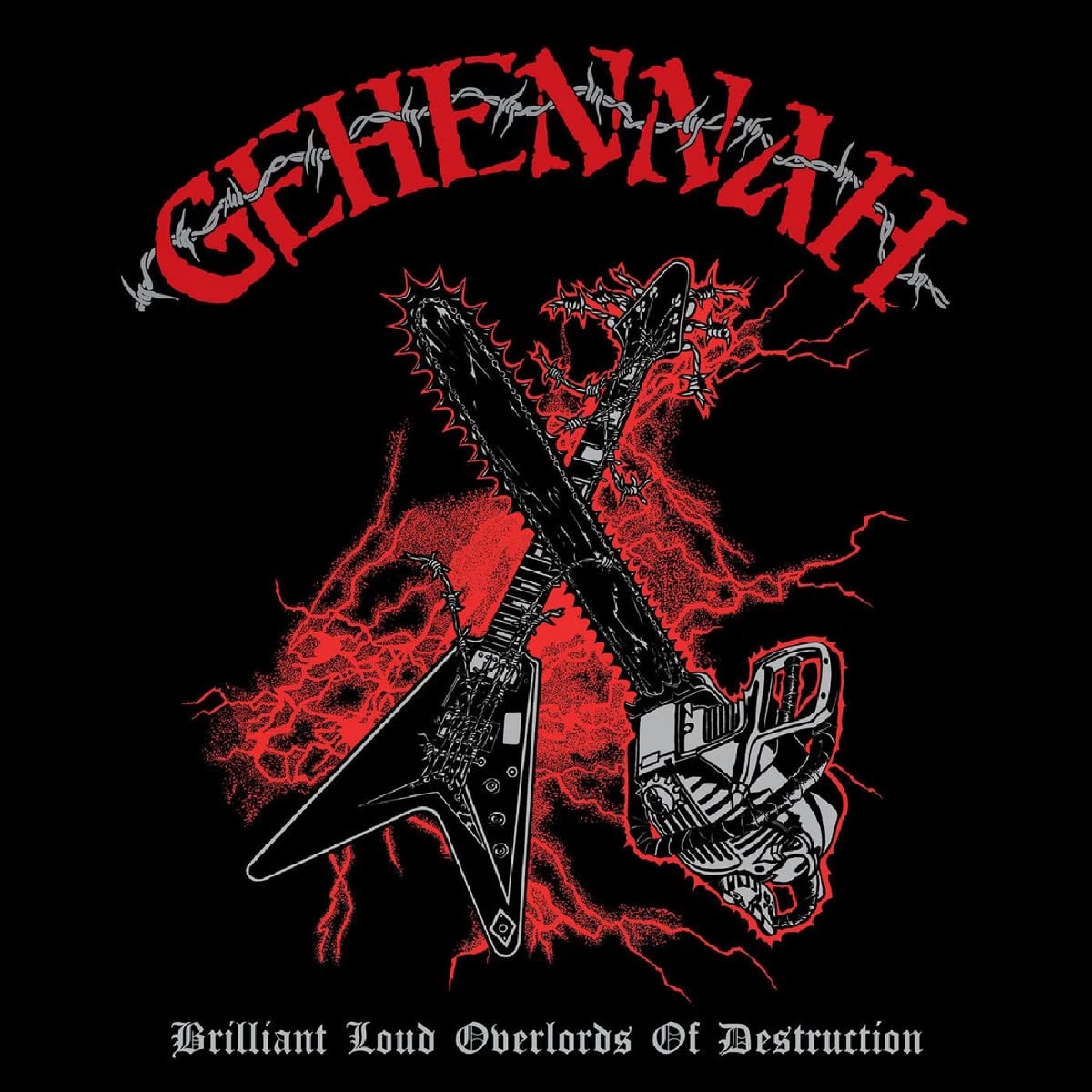 Gehennah - Brilliant Loud Overlords Of Destruction (Uk) [LP] Vinyl Record Album Cover