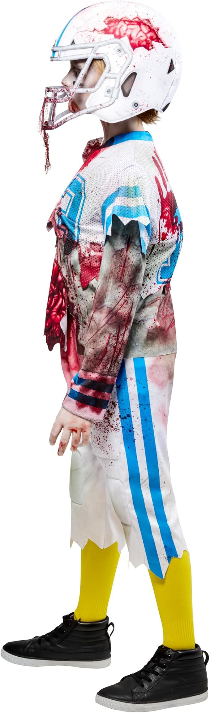 Zombie Football Player Boys Kids Youth Halloween Costume Cosplay
