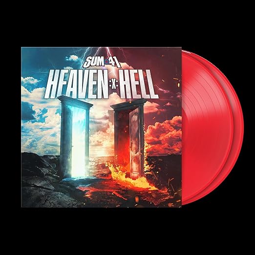 Sum 41 - Heaven :X: Hell - Red Colored Vinyl [LP] Vinyl Record Album Cover